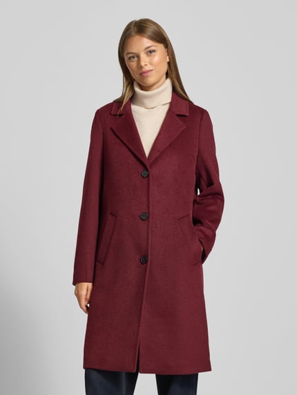 s.Oliver RED LABEL Regular Fit Mantel mit Woll-Anteil Bordeaux 4