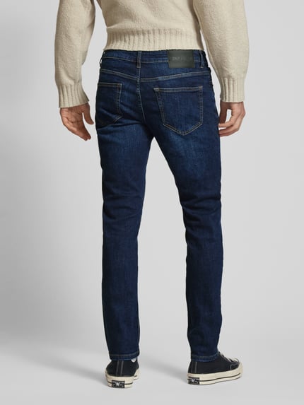 ONLY & SONS Regular Fit Jeans im 5-Pocket-Design Modell 'LOOM' Dunkelblau 5