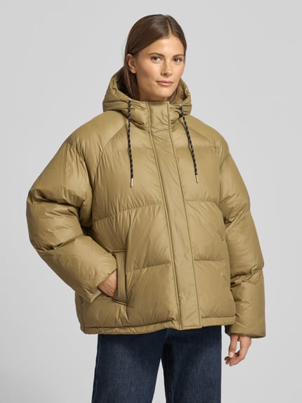 LOLLYS LAUNDRY Kurtka pikowana z kapturem model ‘Shelby’ Khaki 4
