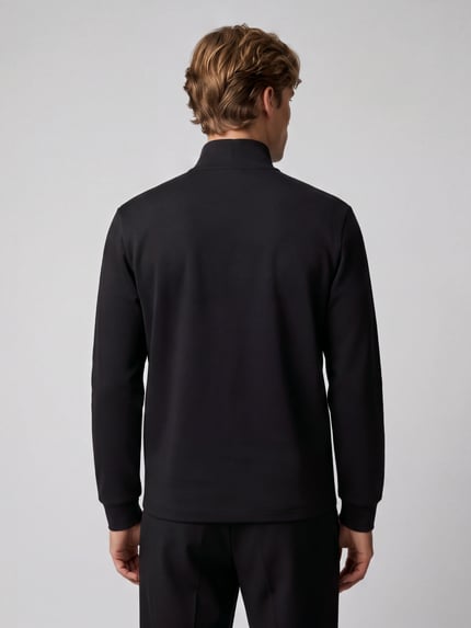 HUGO Sweatshirt mit Logo-Patch Modell 'Derytur' Black 5