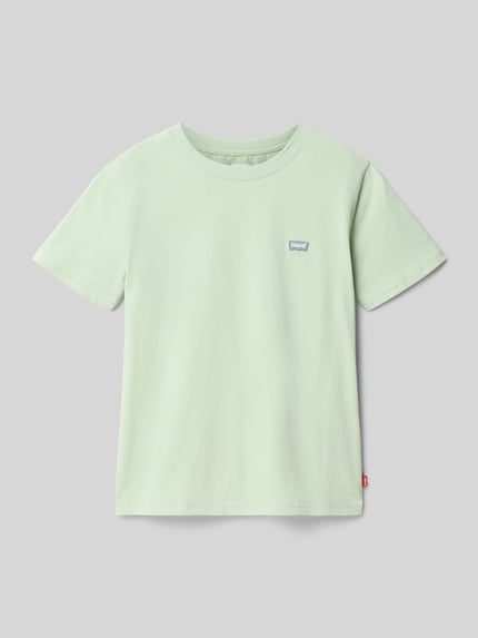 Levi’s® Kids Regular Fit T-Shirt aus reiner Baumwolle Modell 'BATWING CHEST' Lind 1
