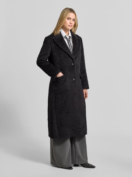Joseph Mantel aus Alpaka Wolle mit Pattentaschen Black 4