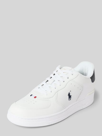 Polo Ralph Lauren Sneakers van gecoate leer-mix model 'MASTER COURT' Wit - 1