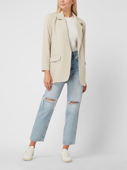 ONLY Blazer mit 1-Knopf-Verschluss Modell 'Lana Berry' Sand 1
