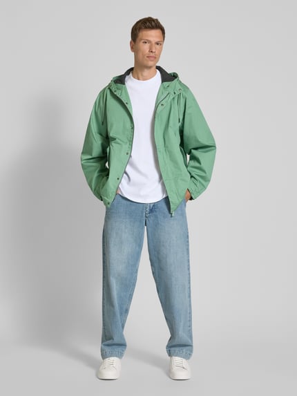 DEUS EX MACHINA Parka mit Pattentaschen Modell 'Murphy' Gruen 1