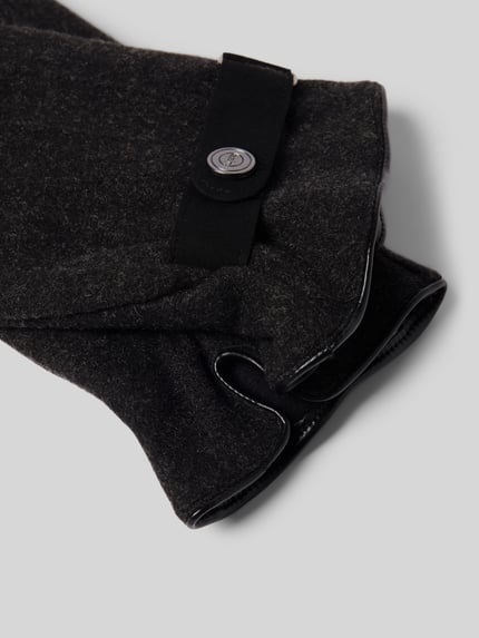 EEM Herrenhandschuhe aus Jerseymaterial mit Thinsulatefutter Anthrazit 2