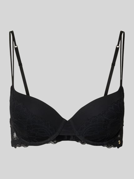BOSS Bralette met kant Model 'DEMI_BLOSSOM' Zwart - 1