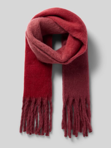 ICHI Sjaal in gebreide look, model 'IAMALOU' Rood - 1