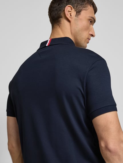 Tommy Hilfiger Koszulka polo o kroju regular fit z wyhaftowanym logo Granatowy 3