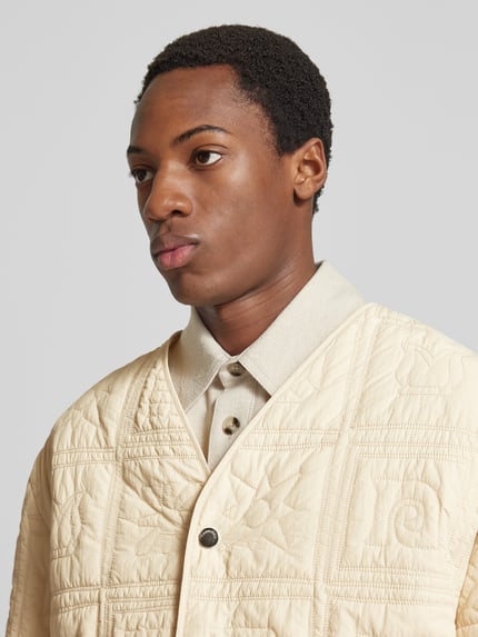 Nanushka oversized blouson met steekzakken Ecru - 3