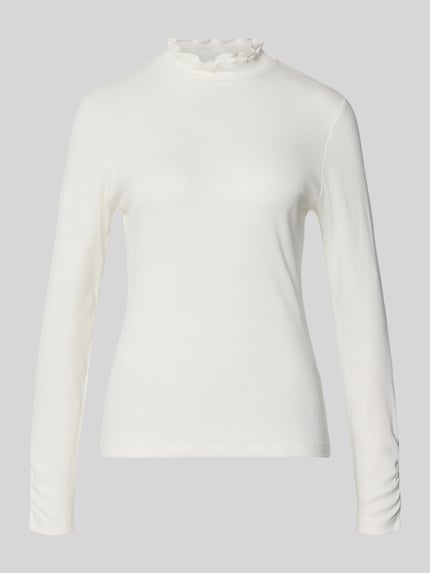 Slim Fit Longsleeve aus Baumwoll-Mix Shop The Look MANNEQUINE