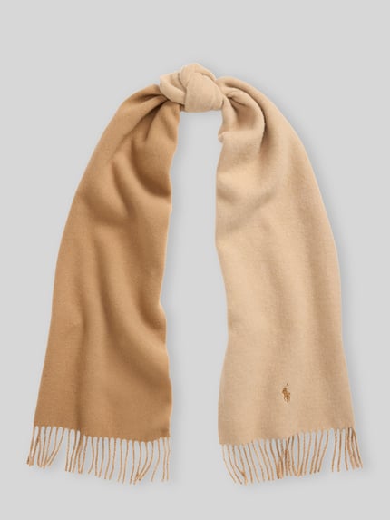 Polo Ralph Lauren Schal mit Fransenabschluss Camel 1