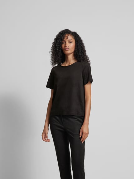 Juvia T-shirt z okrągłym dekoltem Czarny 4