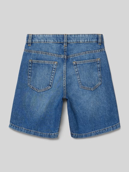 Tom Tailor Regular Fit Jeansshorts im 5-Pocket-Design Blau 3