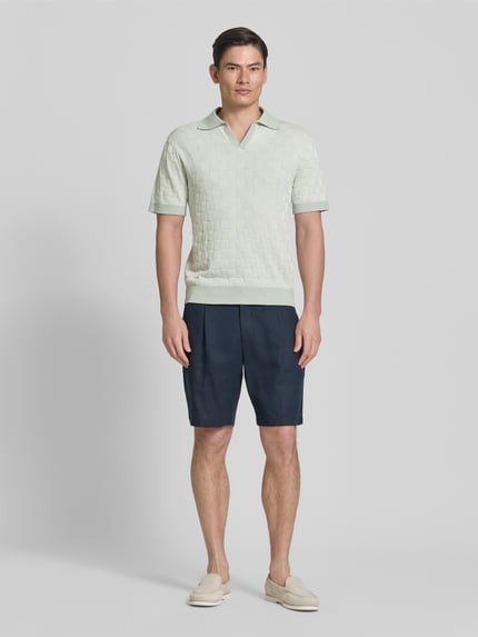 Selected Relaxed Fit Poloshirt aus reiner Baumwolle Modell 'MILAS' Lind 1