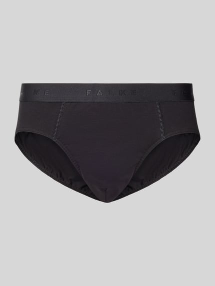 FALKE Regular fit boxershort met logodetail, model 'Daily' Zwart - 1