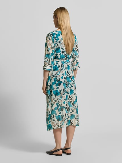 ZABAIONE Midikleid in Wickel-Optik Modell 'Mo44moo' Tuerkis 5