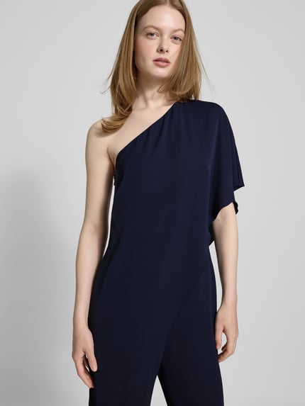 Lauren Ralph Lauren Jumpsuit mit One-Shoulder-Träger Modell 'APRIL' Marine 3