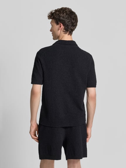 Lacoste Koszulka polo o kroju regular fit z mieszanki bawełny Ciemnoniebieski 5