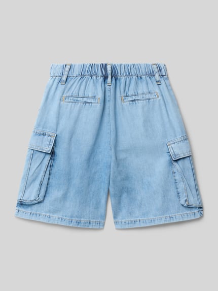 Blue Effect Regular Fit Jeansshorts mit Cargotaschen Hellblau 3