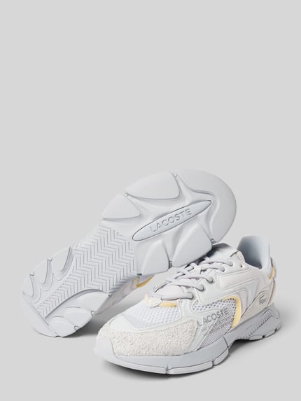 Lacoste Sneaker mit Label-Print Modell 'L003 NEO' Hellgrau 4