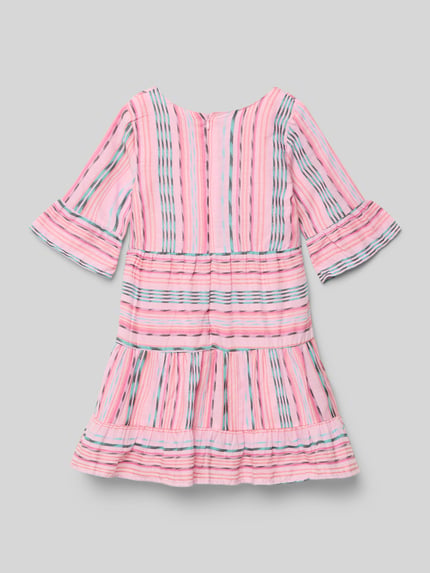 Happy Girls Kleid im Stufen-Look Rosa 3