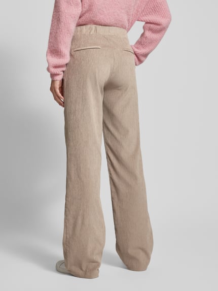 ANGELS Feincordhose mit elastischem Bund Modell 'LIZ' Mud 5