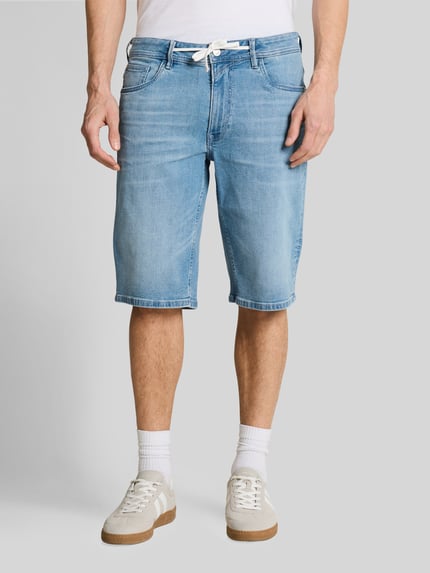 Tom Tailor Denim Regular Fit Jeansshorts aus Baumwoll-Mix Hellblau 4