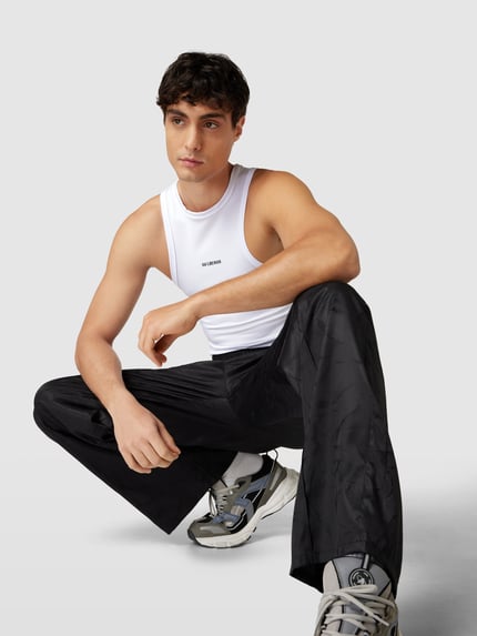 HAN Kjobenhavn Tanktop met labelprint Wit - 3