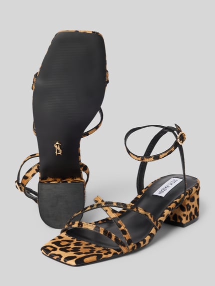 Steve Madden Sandalen met doornsluiting, model 'GABBY' Cognac - 4