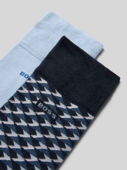 BOSS Socken aus Baumwoll-Mix im 2er-Pack Eisblau 2