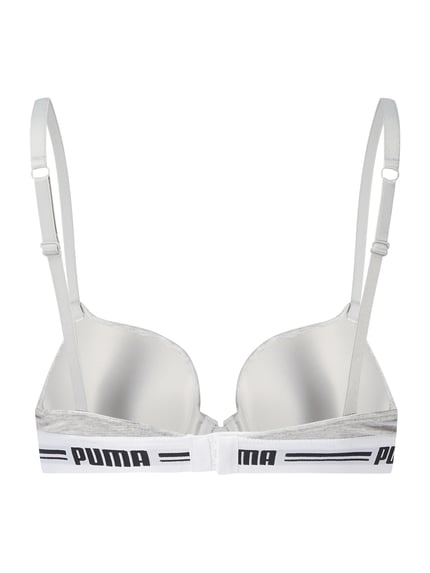 PUMA T-shirt-bh met beugels - gewatteerd Middengrijs - 3