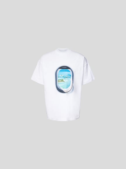Blue Sky Inn T-shirt z nadrukiem z motywem Biały 2