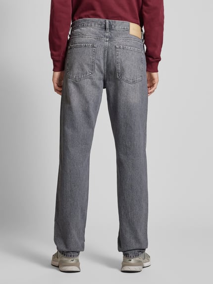 ONLY & SONS Straight Fit Jeans mit Woll-Anteil  Modell 'EDGE' Hellgrau 5
