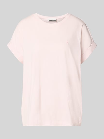 ARMEDANGELS T-Shirt mit Logo-Stitching Modell 'IDAARA' Rosa 1