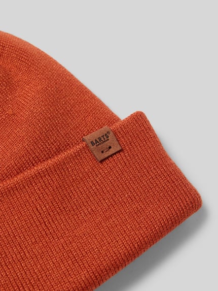 Barts Czapka beanie z mieszanki wiskozy model ‘WILLES’ Pomarańczowy 2