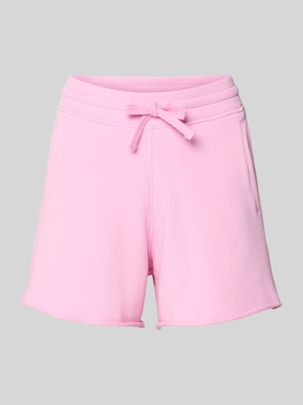 Sweatshorts met omgeslagen zoom en steekzakken Shop The Look MANNEQUINE