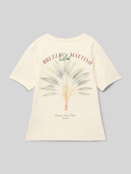 JACK & JONES T-Shirt mit Statement-Print Modell 'HYDRA' Ecru 3