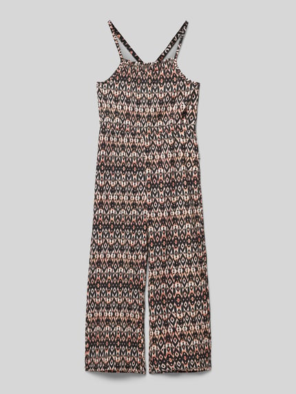 Garcia Jumpsuit mit Allover-Muster Black 1
