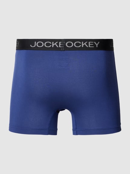 Jockey Trunks in unifarbenem Design Dunkelblau 3