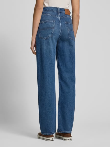 Tommy Jeans Straight fit jeans van katoenmix, model 'LAYLA' Jeansblauw - 5