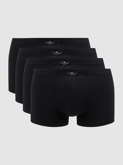 Tom Tailor Trunks mit Stretch-Anteil im 4er-Pack Black 1