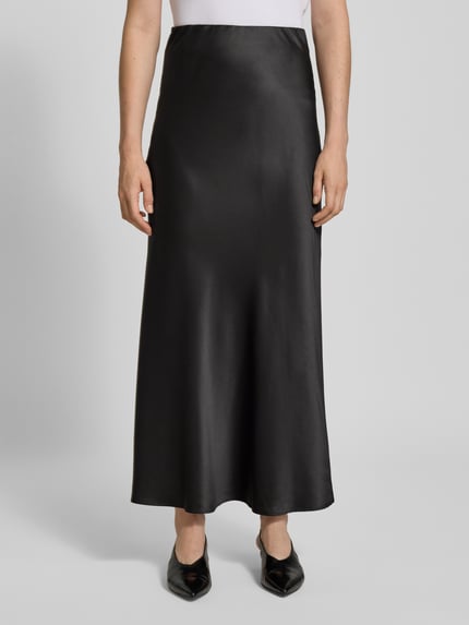 VERO MODA Ausgestellter Midi-Rock mit elastischem Bund Modell 'MERLE' Black 4