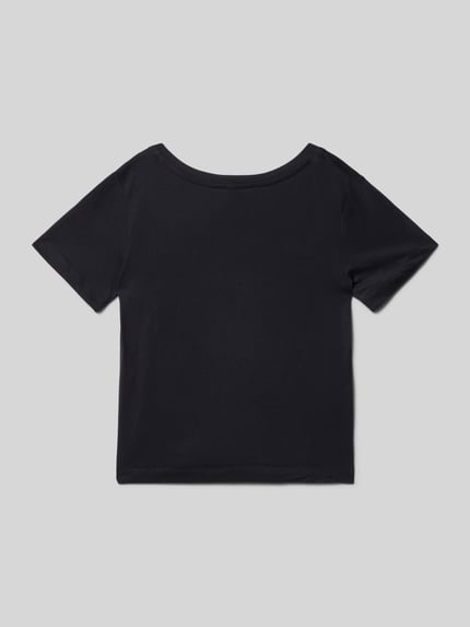 MANGO T-Shirt aus reiner Baumwolle Black 3