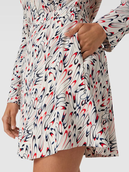 Tommy Hilfiger Minirok met all-over motief Ecru - 3