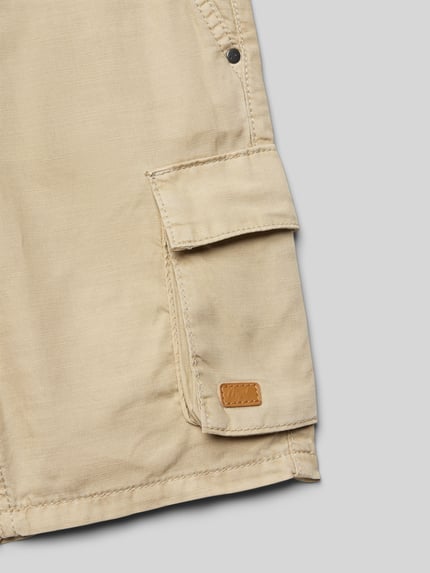 Mayoral Regular Fit Cargoshorts mit Label-Badge Sand 2