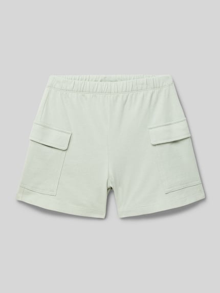Champion Regular Fit Sweatshorts mit Logo-Patch Schilf 1