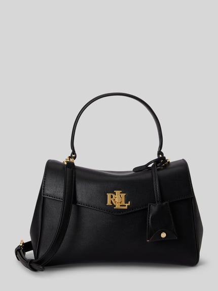 Lauren Ralph Lauren Handtas met echt leer met afneembare schouderband Zwart - 2