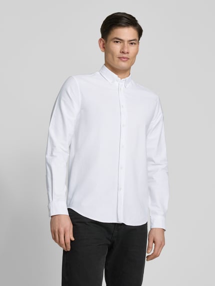 Samsøe Samsøe Regular fit vrijetijdsoverhemd met button-downkraag, model 'SALIAM' Wit - 4