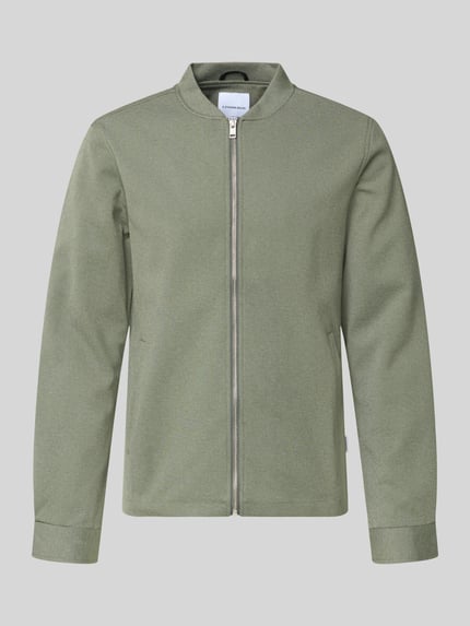Kurtka o kroju slim fit ze stójką i zamkiem błyskawicznym Shop The Look MANNEQUINE
